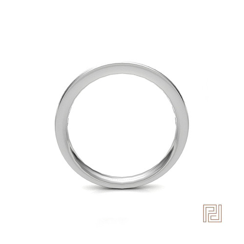 Channel Set Baguette Eternity Ring – view 4
