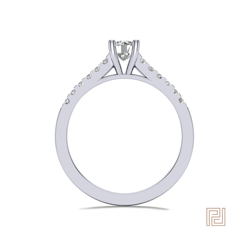 Diamond Solitaire Ring – view 3