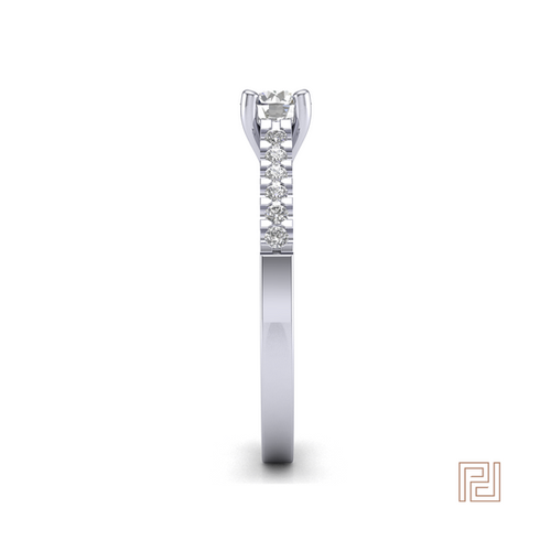 Diamond Solitaire Ring – view 4