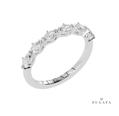 Marquise Cut Diamond Eternity Ring