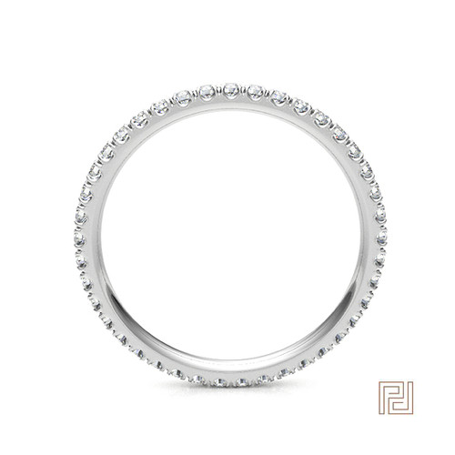 Micro Set Round Eternity Ring – view 4