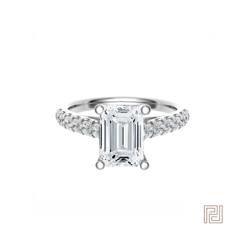 Radiant Diamond Engagement Ring – view 2