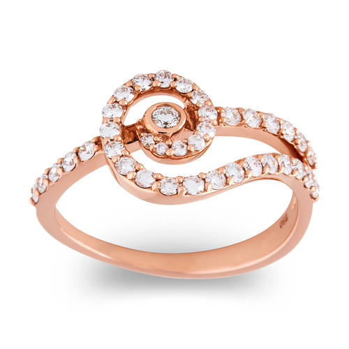 Diamond Spiral Ring – view 2