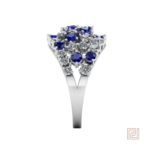 White Gold Skyfall Dress Ring – view 3